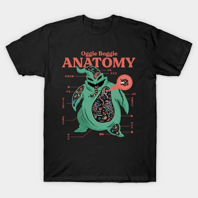 Oggie boggie anatomy T-Shirt by ppmid